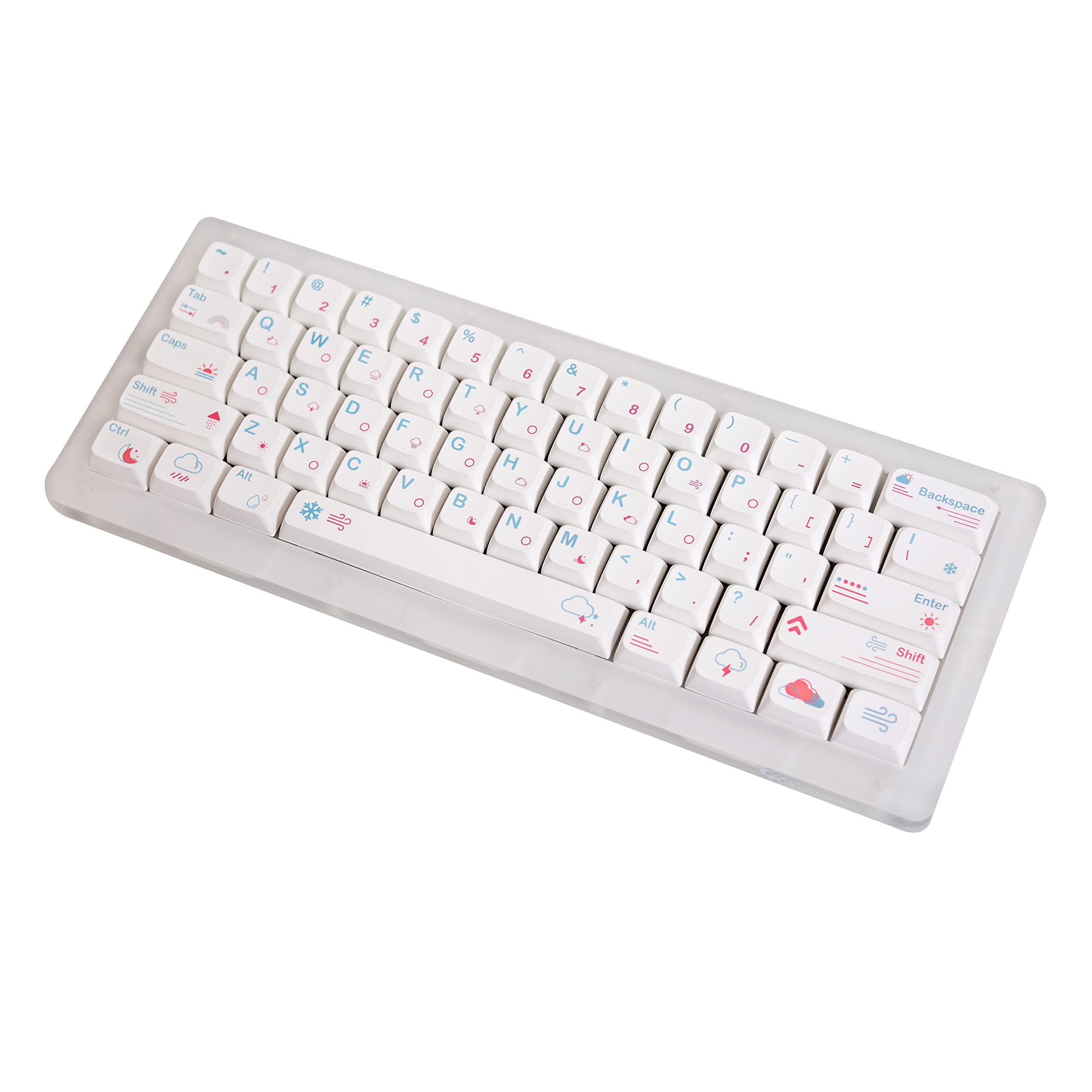 Amazon | GK GAMAKAY 132 キー 日本語 ピンク キーキャップセット XDA
